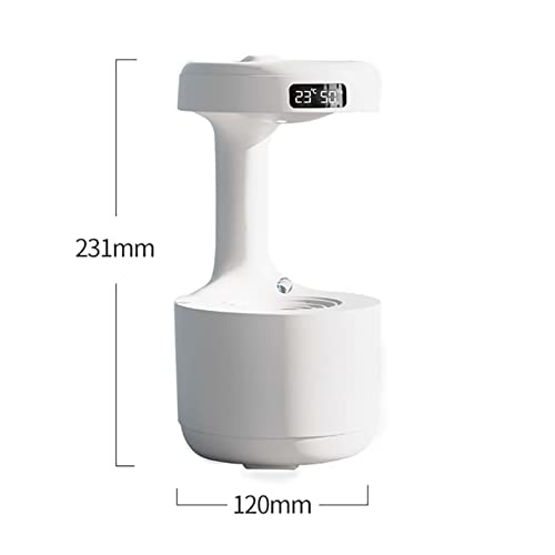 Humidificador USB, 800 ml, gran capacidad, tecnología de contracorriente, apagado automático de 4 horas, para uso doméstico y de oficina