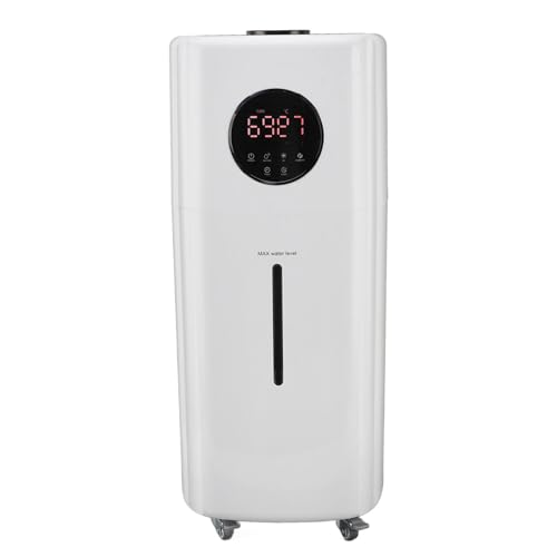 Humidificadores para Habitaciones Grandes, Humidificadores Grandes con Riego Automático ABS para Tiendas (Enchufe de la UE)