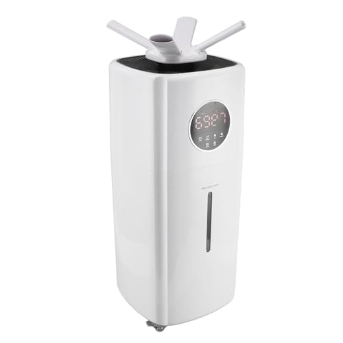 Humidificadores para Habitaciones Grandes, Humidificadores Grandes con Riego Automático ABS para Tiendas (Enchufe de la UE)