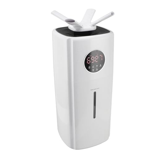 Humidificadores para Habitaciones Grandes, Humidificadores Grandes con Riego Automático ABS para Tiendas (Enchufe de la UE)