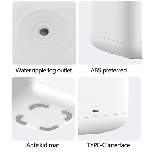 Humidificador USB, 800 ml, gran capacidad, tecnología de contracorriente, apagado automático de 4 horas, para uso doméstico y de oficina