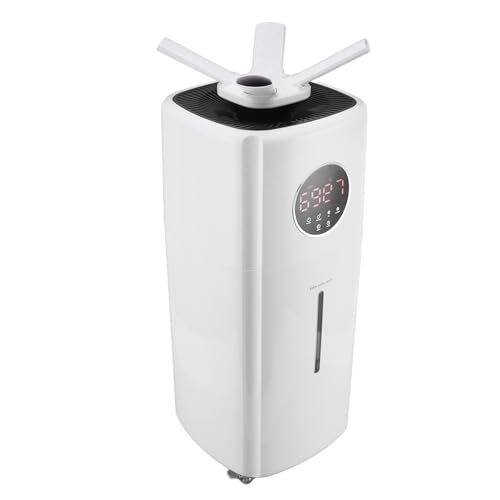 Humidificadores para Habitaciones Grandes, Humidificadores Grandes con Riego Automático ABS para Tiendas (Enchufe de la UE)