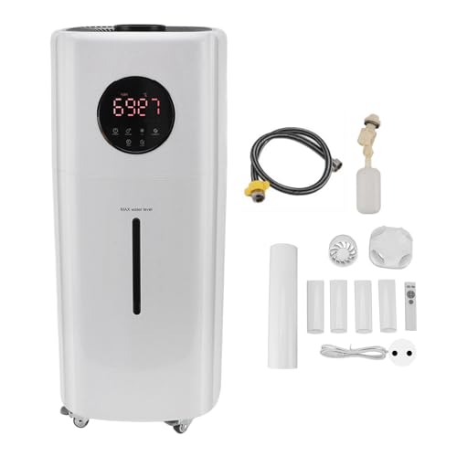 Humidificadores para Habitaciones Grandes, Humidificadores Grandes con Riego Automático ABS para Tiendas (Enchufe de la UE)