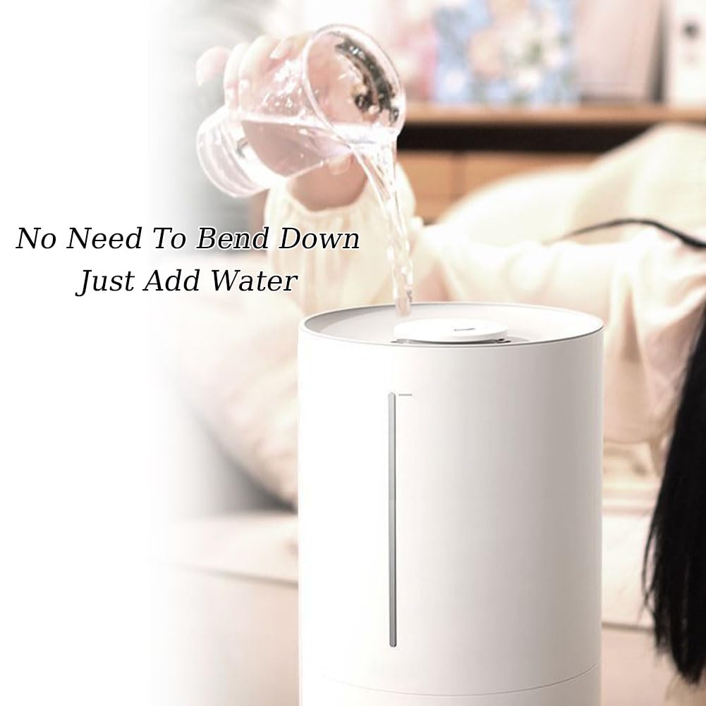 Humidificador para Dormitorio, humidificadores ultrasónicos de Niebla fría de 4 L con Velocidad de Niebla Grande de 300 ml/h, rotación de 360°, duración de 60 Horas, Apagado automático