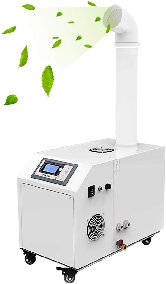 Humidificador Industrial Ultrasónico Comercial, Humidificador Ultrasónico De Niebla Fría De 600 W, Humidificadores Automáticos para Toda La Casa De 6 Kg/H, Humidificador Port, 3kg/H