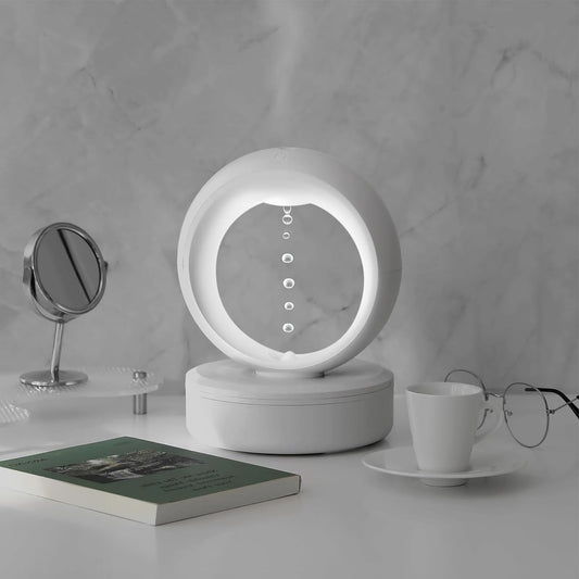 Humidificador antigravedad de gran capacidad de 680 ml con luz nocturna LED, difusor de aceite esencial 3 en 1 y humidificador de niebla fría, apagado automático, modo de 3 vías, perfecto para el