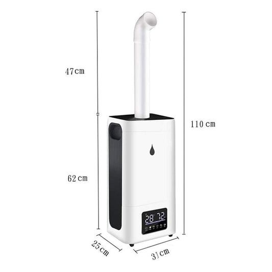 Humidificador De Aire Industrial,comercial Inteligente UltrasóNico Humidificador,23.8L De Gran Capacidad,constante Inteligente De La Humedad,control Remoto,con Tubo De Rociado Extendido De PVC