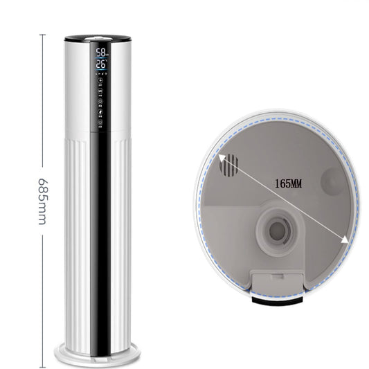 Humidificadores Humidificador Humidificador De 8 L Humidificador De Aire Humidificador Silencioso Ultrasónico con Caja De Aromaterapia, Humidificador Apagado Automático Sin Agua, para El Dormitorio