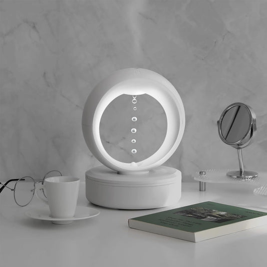 Humidificador antigravedad de gran capacidad de 680 ml con luz nocturna LED, difusor de aceite esencial 3 en 1 y humidificador de niebla fría, apagado automático, modo de 3 vías, perfecto para el