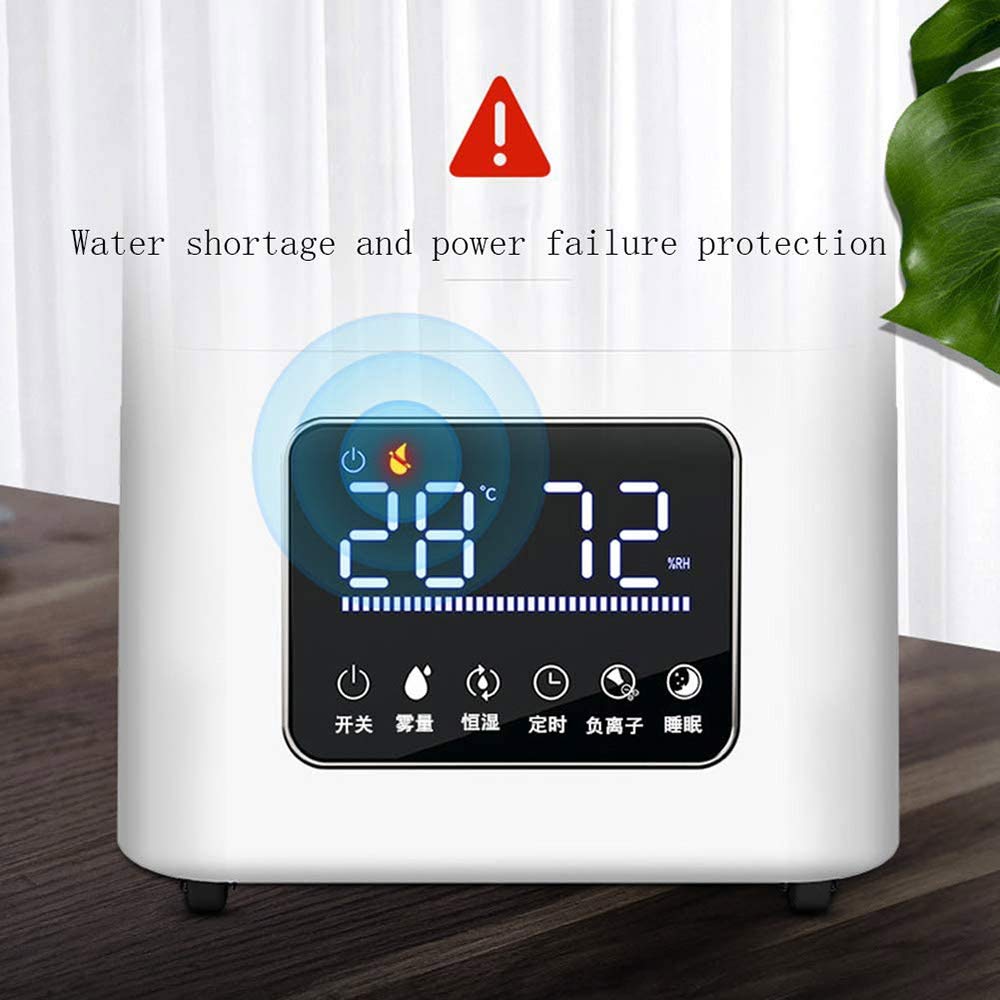 Humidificador De Aire Industrial,comercial Inteligente UltrasóNico Humidificador,23.8L De Gran Capacidad,constante Inteligente De La Humedad,control Remoto,con Tubo De Rociado Extendido De PVC