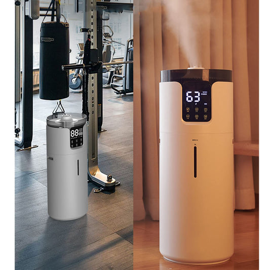 Humidificadores Humidificador ultrasónico de Niebla fría Grande de 16 L, Gran Capacidad del Tanque de Agua, Funciona hasta 26 Horas, Bandeja difusora de Aroma y Apagado automático
